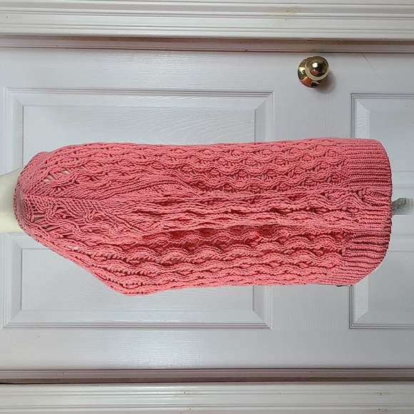 Chico's Open Knit Full Double Zip Sweater - Picture 8 of 13